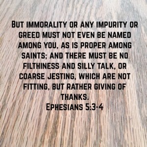 Ephesians 5 3-4